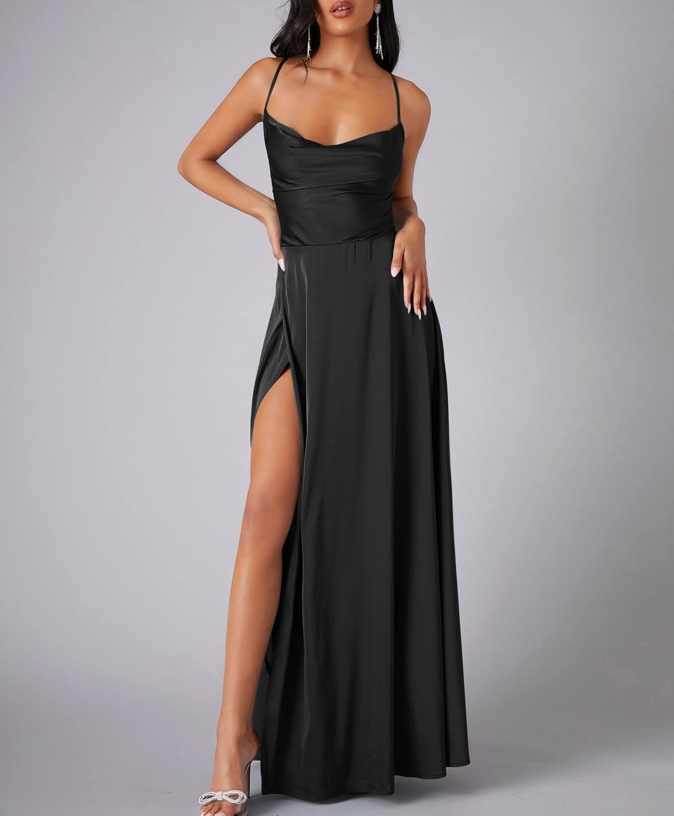 Sexy Open Back Strap Dress