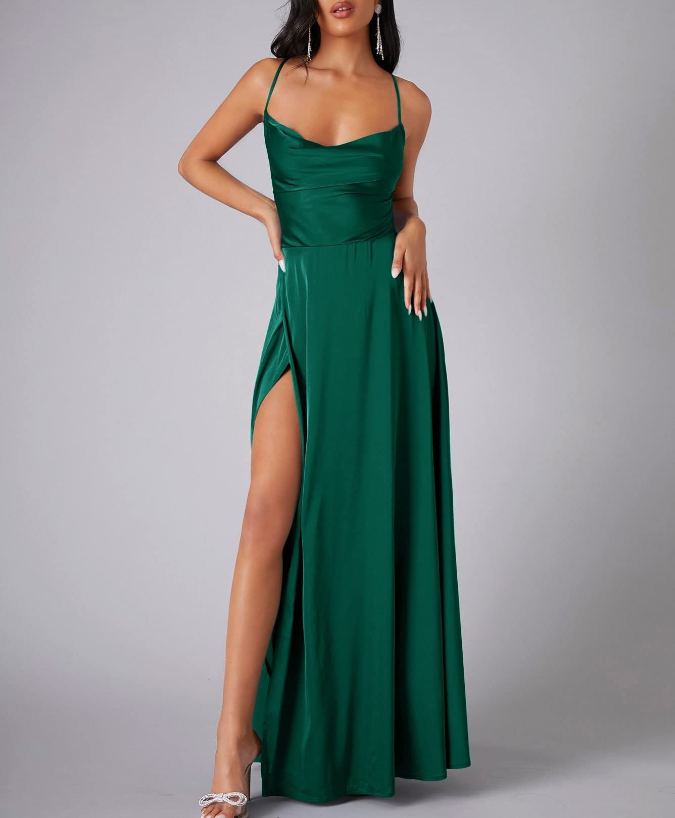 Sexy Open Back Strap Dress