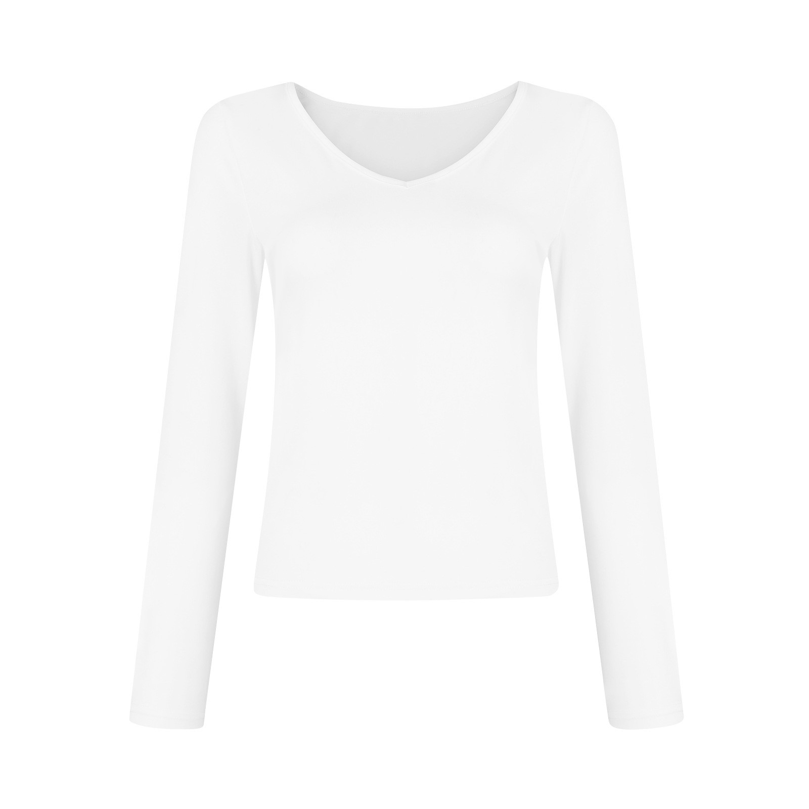 V-neck Long Sleeved Versatile Top