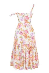 Fragmented fForal Suspender Dress