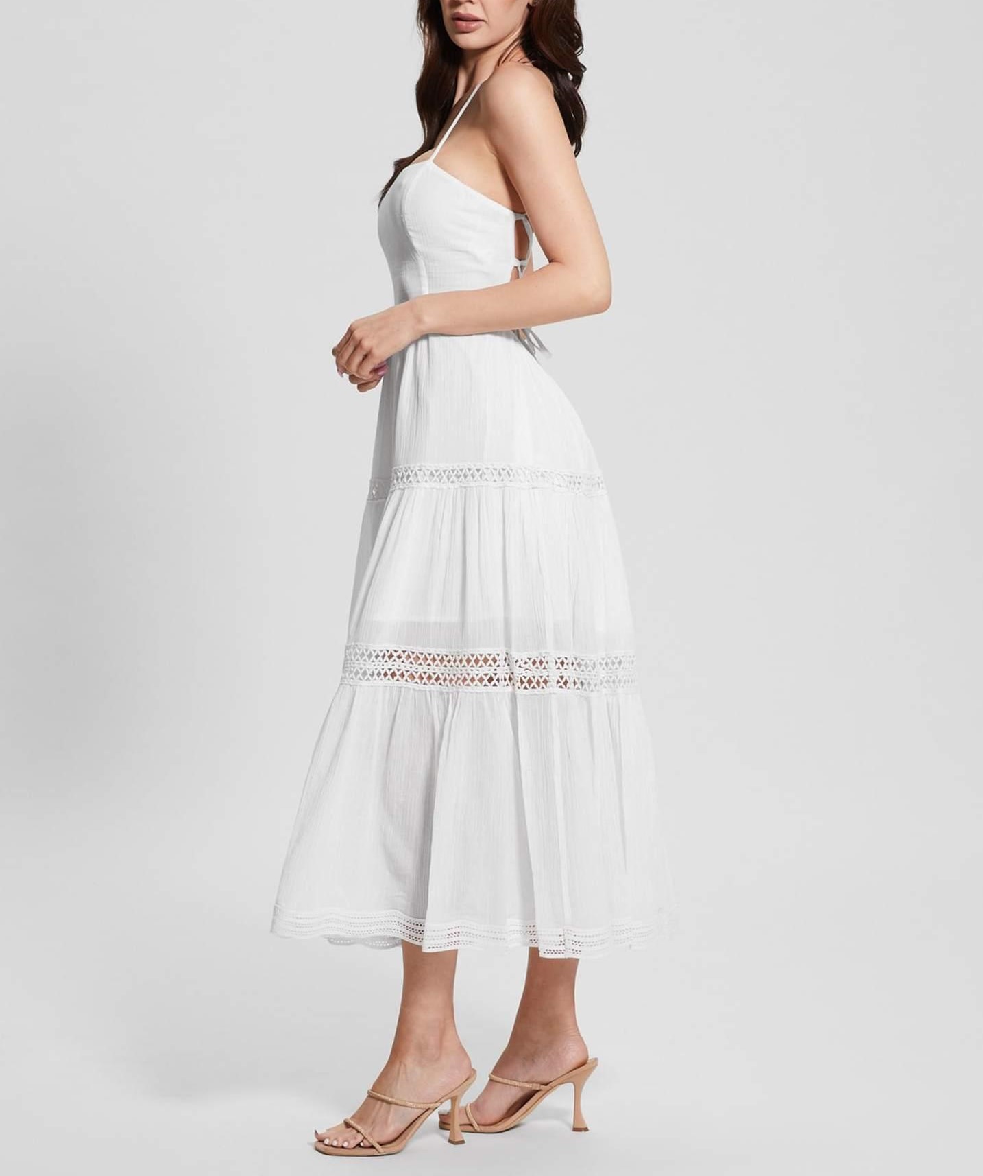 One Line Neck Strap Dress