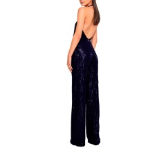 Deep V-neck Tassel Jumpsuit