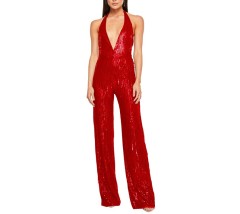 Deep V-neck Tassel Jumpsuit