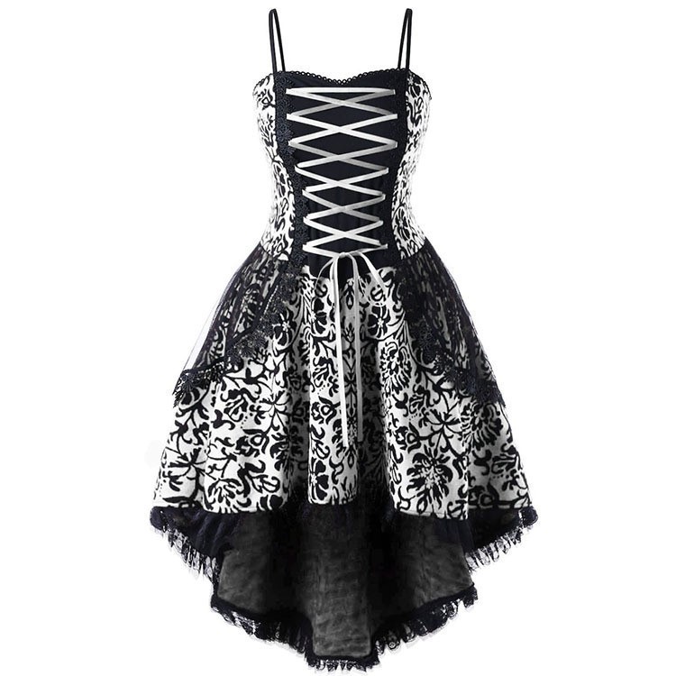 Vintage Lace Strap Dress
