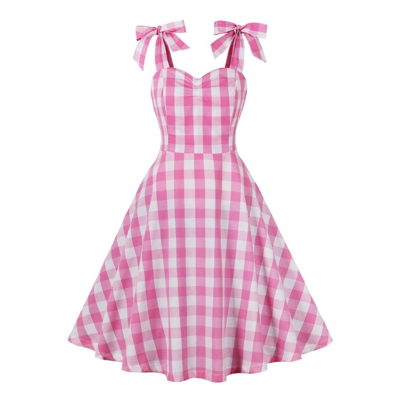 Sweet Strap Bow Dress