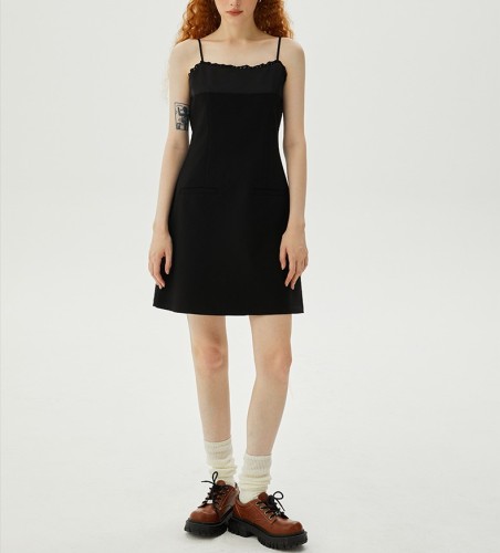 Pure Desire Lace Patchwork Dress