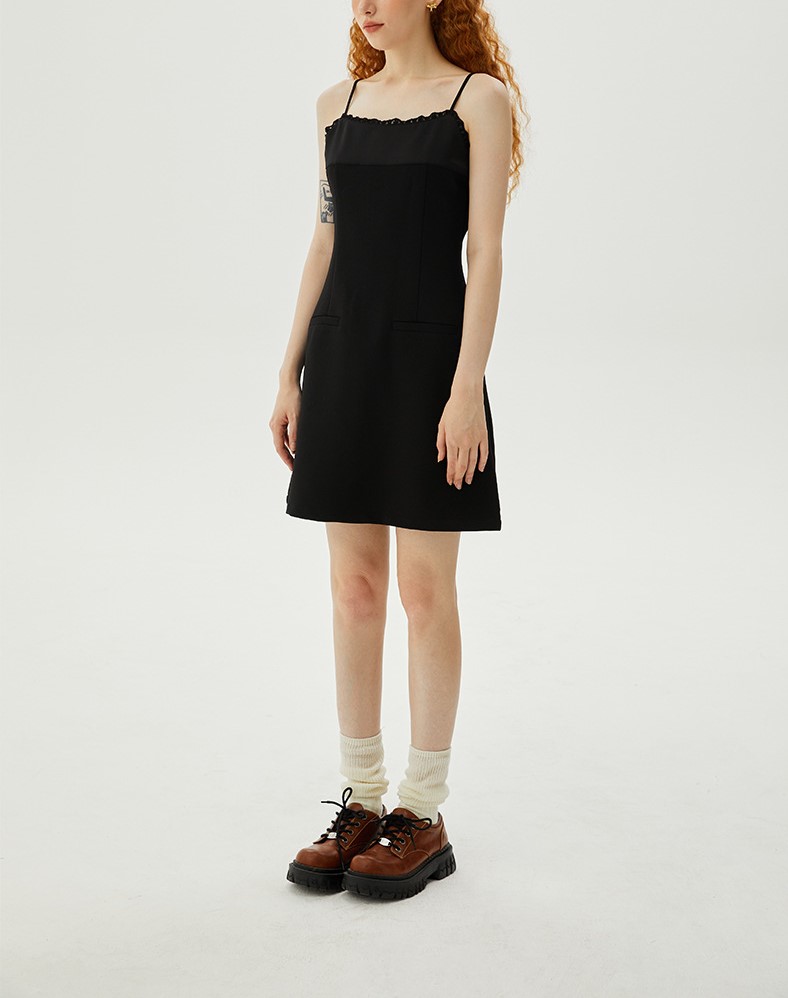 Pure Desire Lace Patchwork Dress