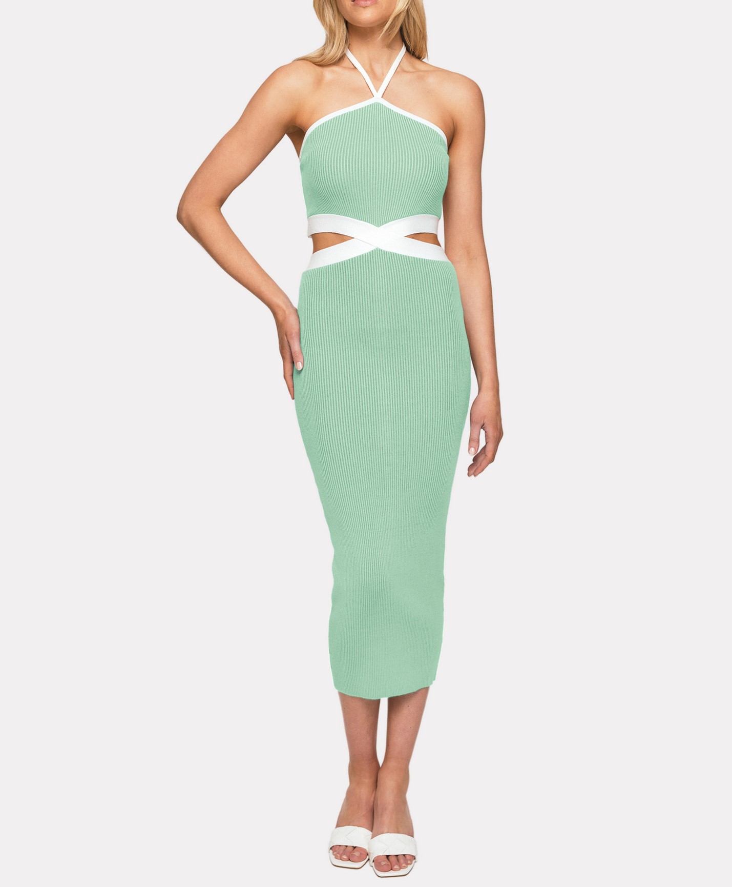 Hanging Rope Hollowed Out Dress