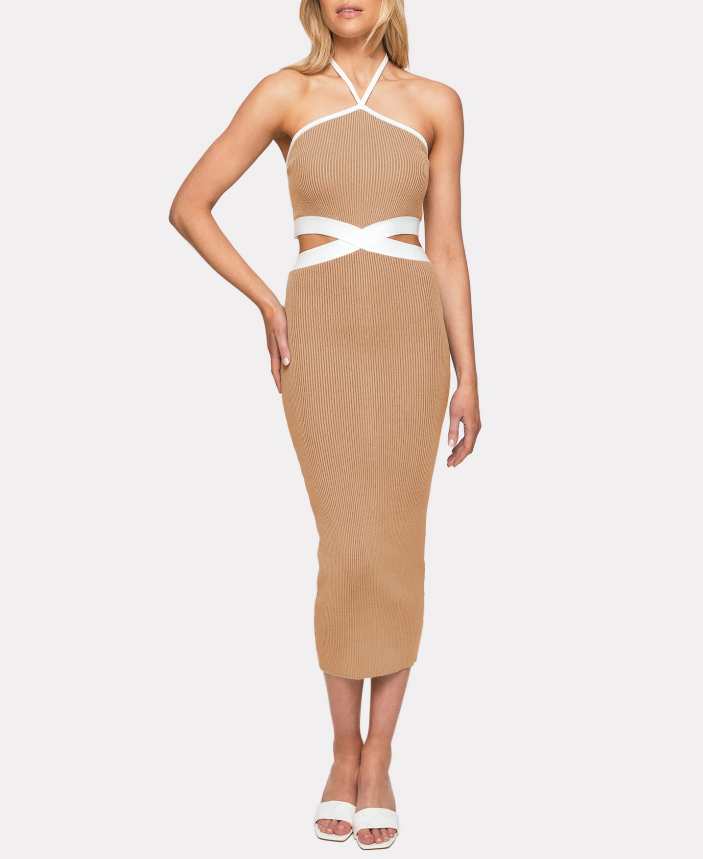 Hanging Rope Hollowed Out Dress