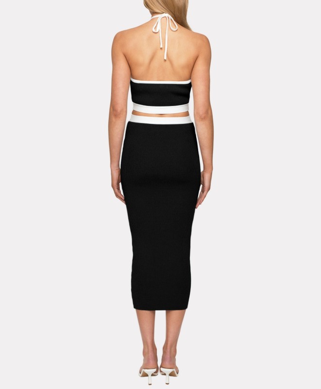 Hanging Rope Hollowed Out Dress