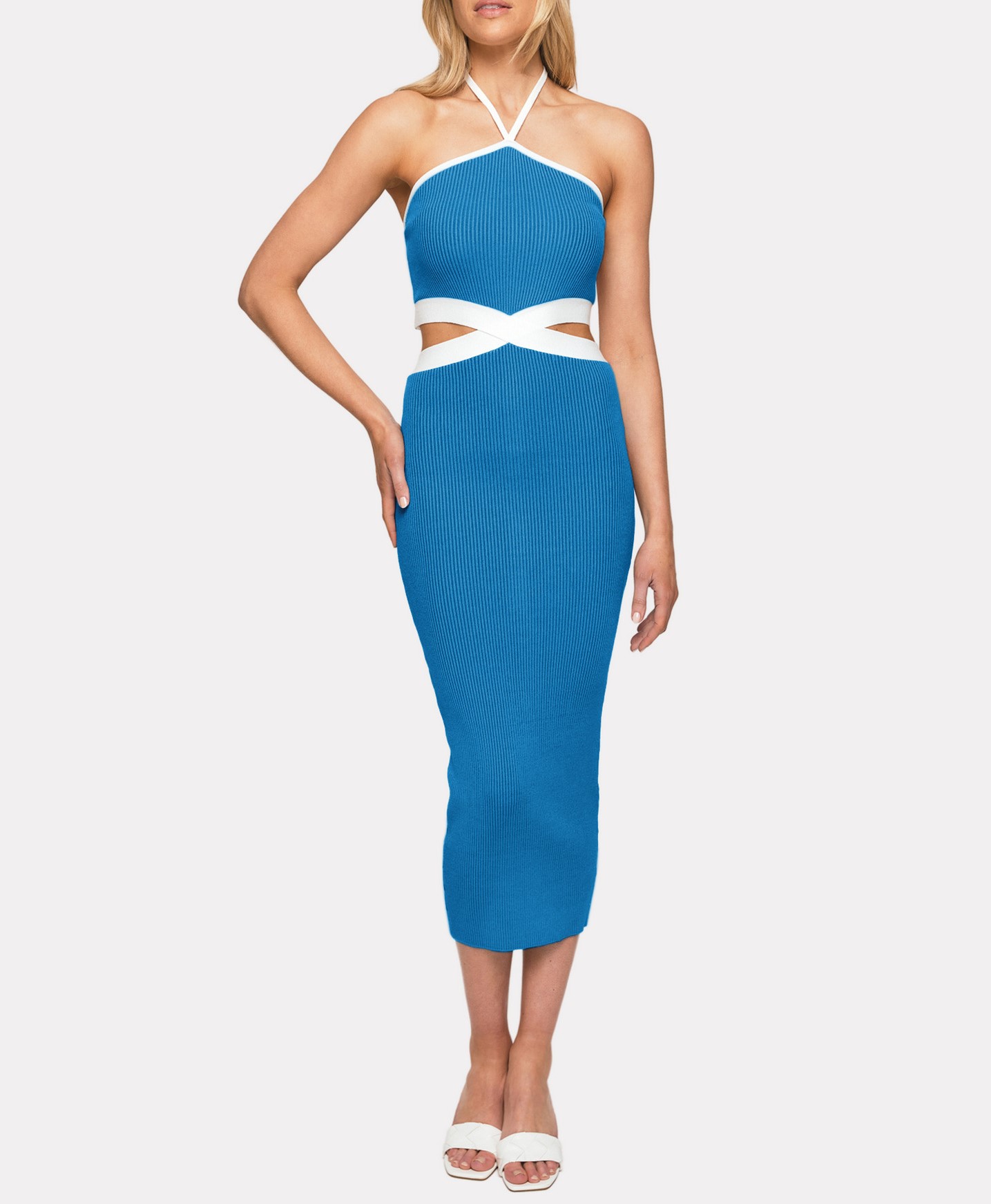 Hanging Rope Hollowed Out Dress