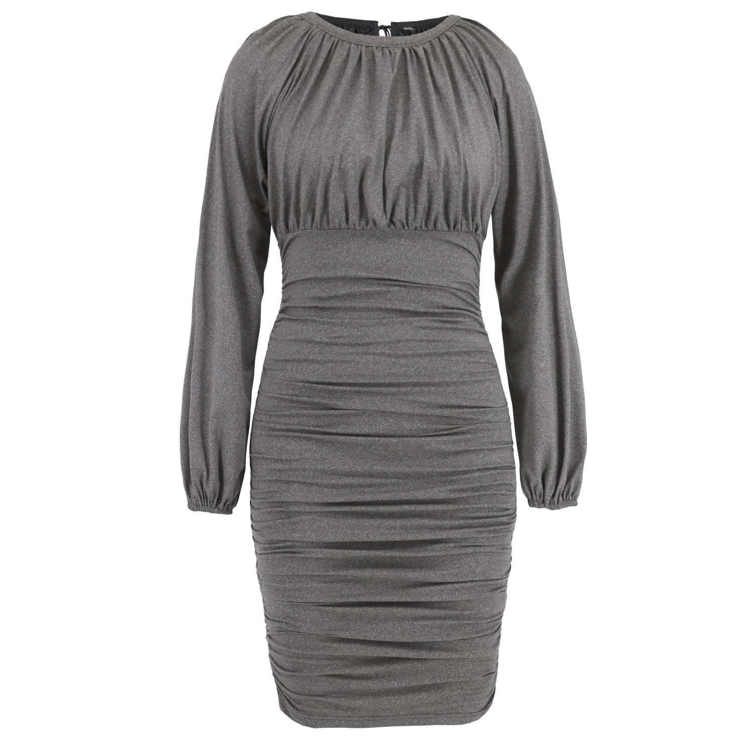 Lace up Long Sleeved Dress