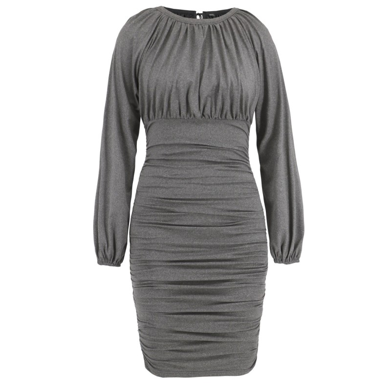 Lace up Long Sleeved Dress