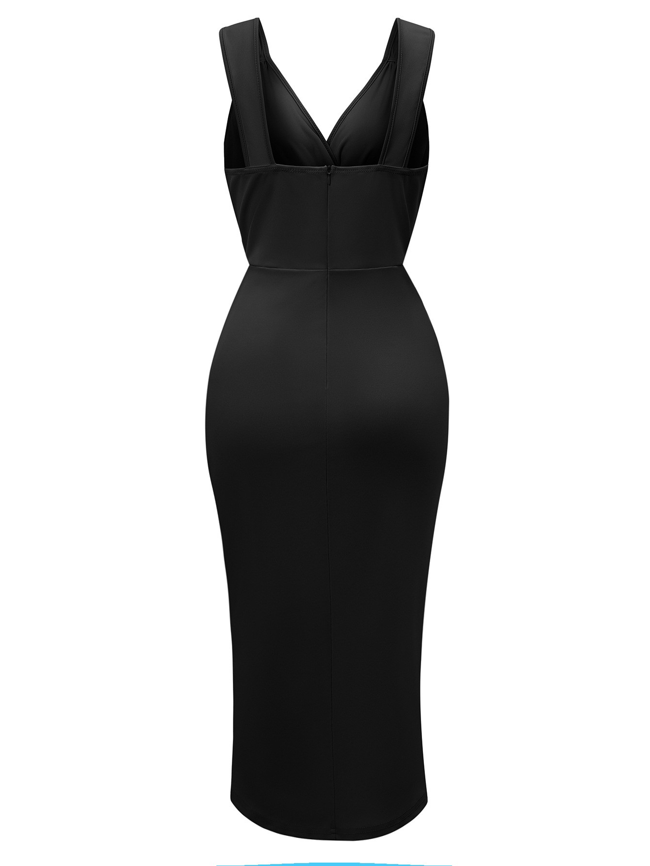 V-neck Sleeveless Dress