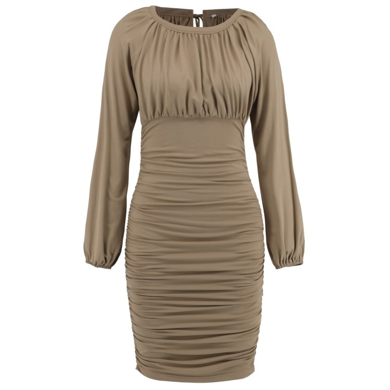 Lace up Long Sleeved Dress