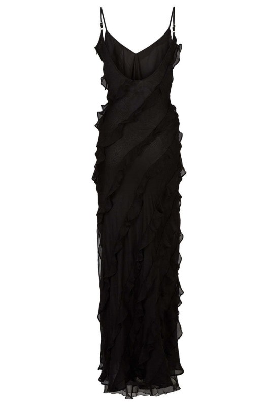 Split Slim Slim Slim Strap Dress