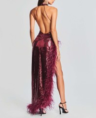 Split Neck Dress
