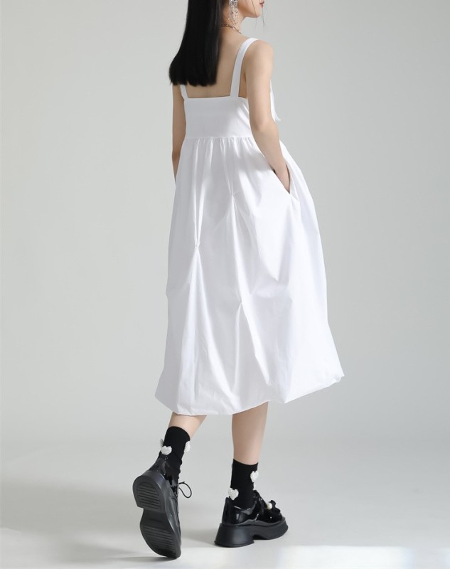 Rugged Irregular Strap Dress
