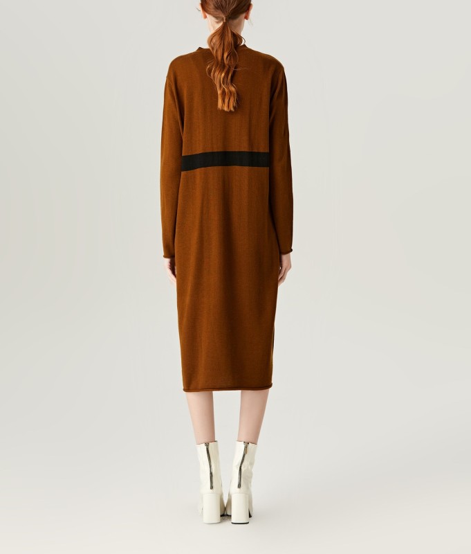 Loose Fitting Color Matching Dress