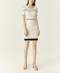 Intermittent Color Dress