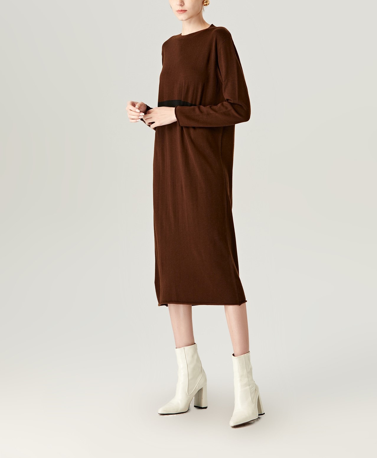 Loose Fitting Color Matching Dress