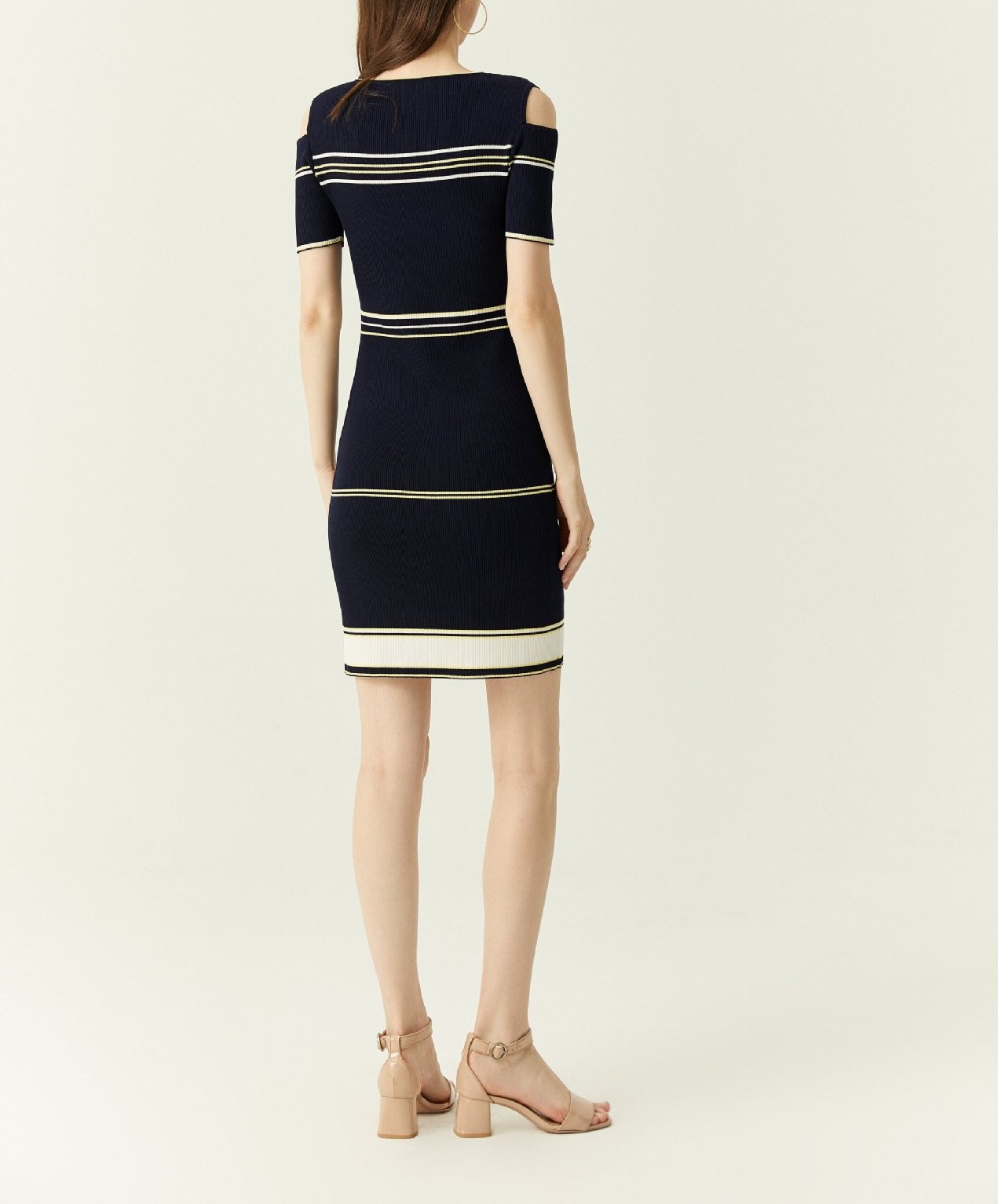 Intermittent Color Dress