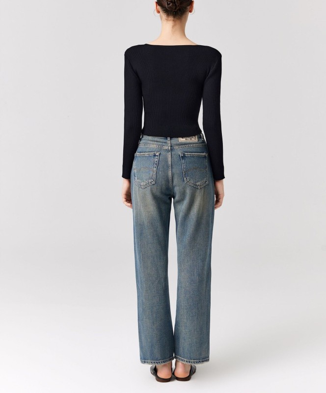 Lrregular Knit Top