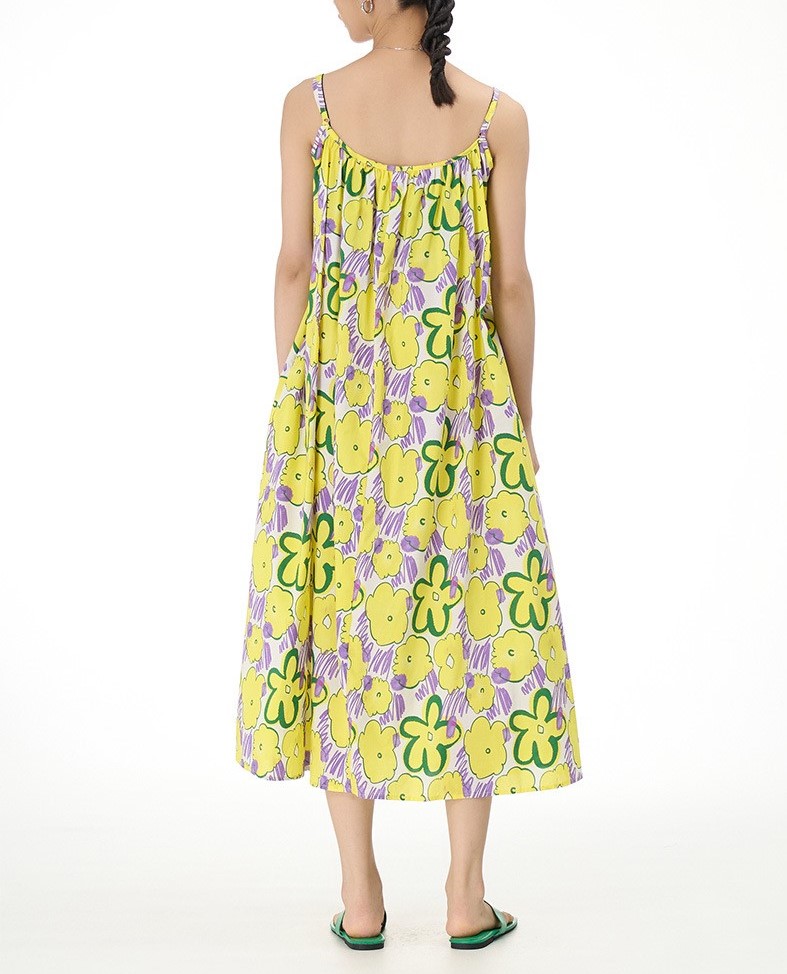 Sleeveless Suspender Dress