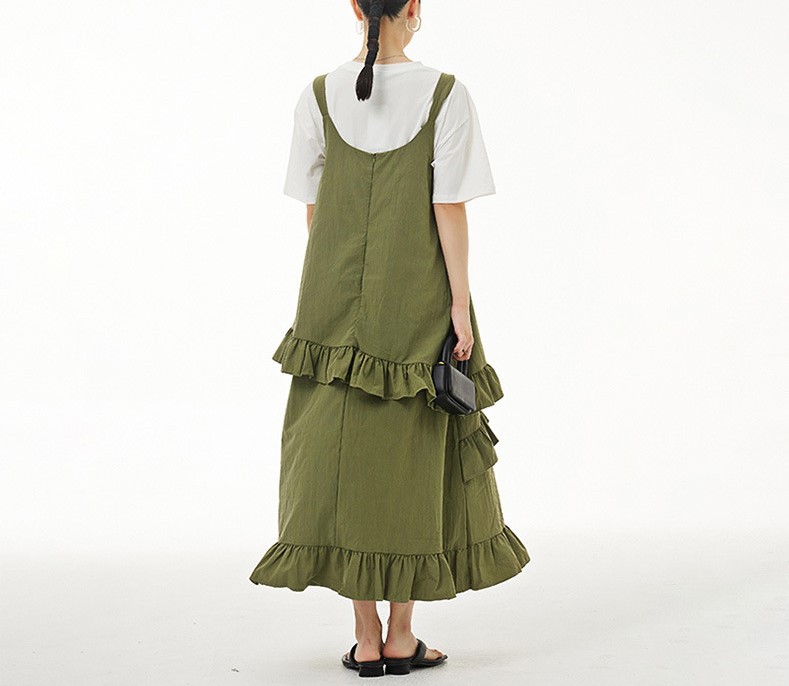 Spliced Strap Dress