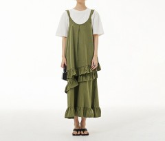 Spliced Strap Dress