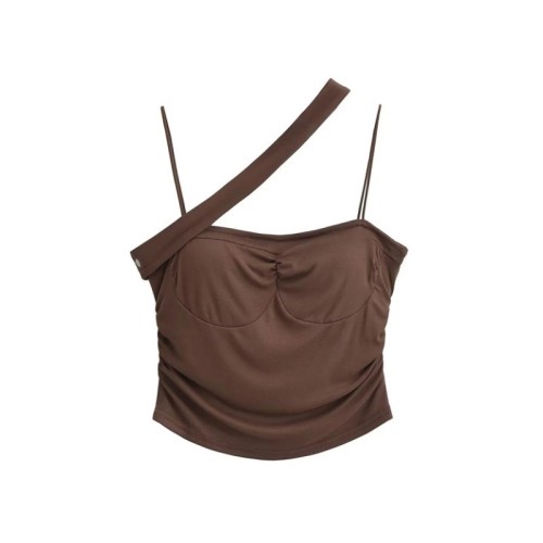Diagonal Shoulder Strap Top