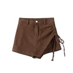 Vintage High Waist Trouser Skirt