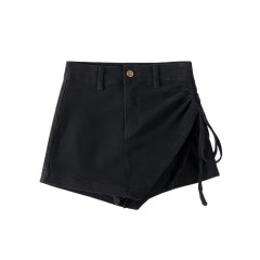 Vintage High Waist Trouser Skirt