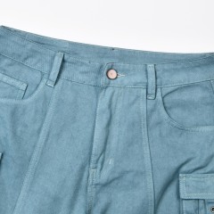 Multi Pocket Flared Pants