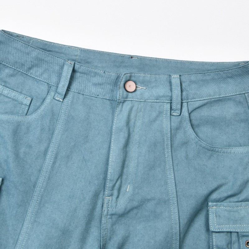 Multi Pocket Flared Pants