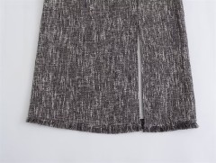 One Line Neck Strap Dress