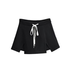 Drawstring Lace Up Skirt
