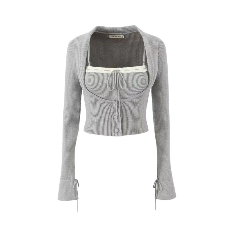 Spliced Suspender Top
