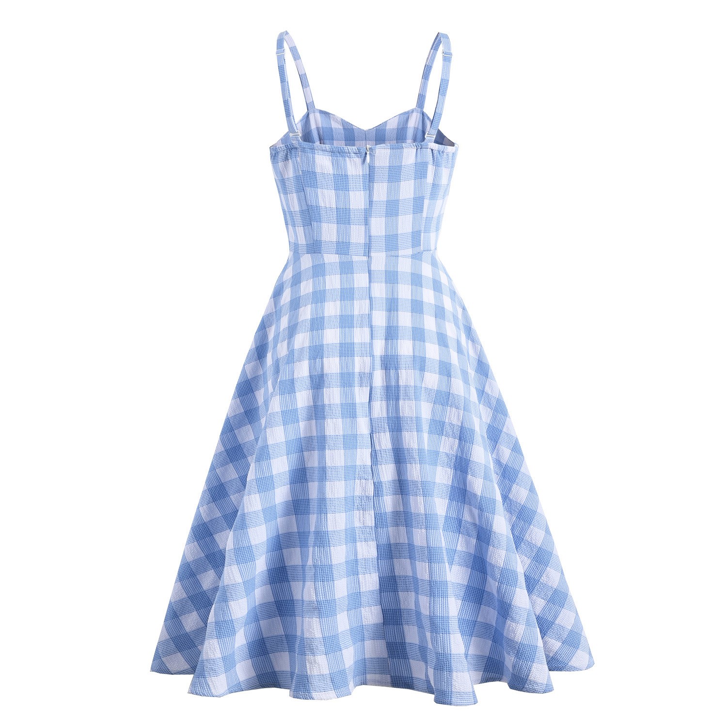 One Line Neck Strap Dress