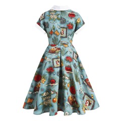 Large Swing Retro Dress