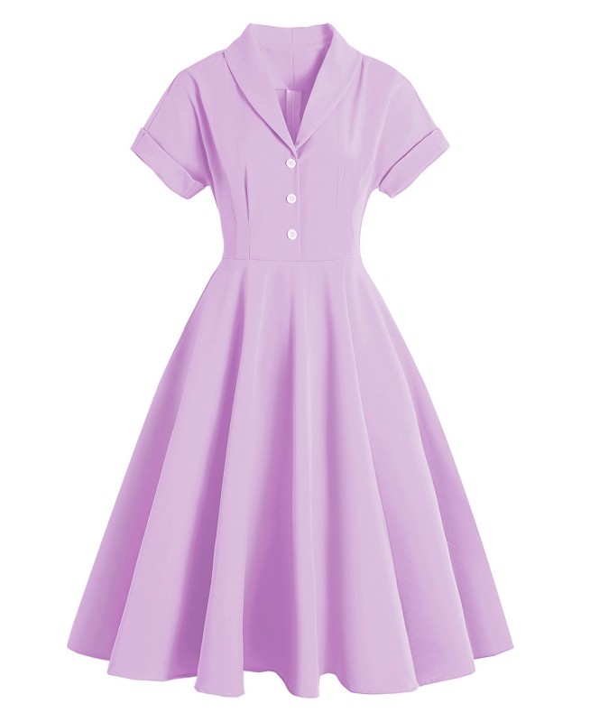 Large Swing Retro Dress