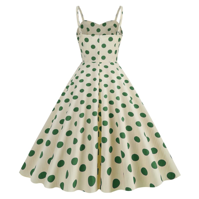 One Line Neck Strap Dress