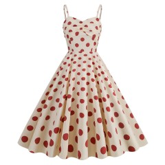 One Line Neck Strap Dress