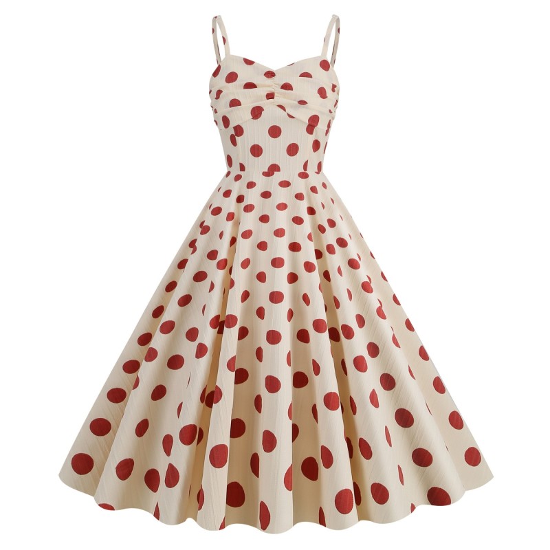 One Line Neck Strap Dress