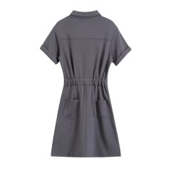 POLO Neck Short Sleeved Dress