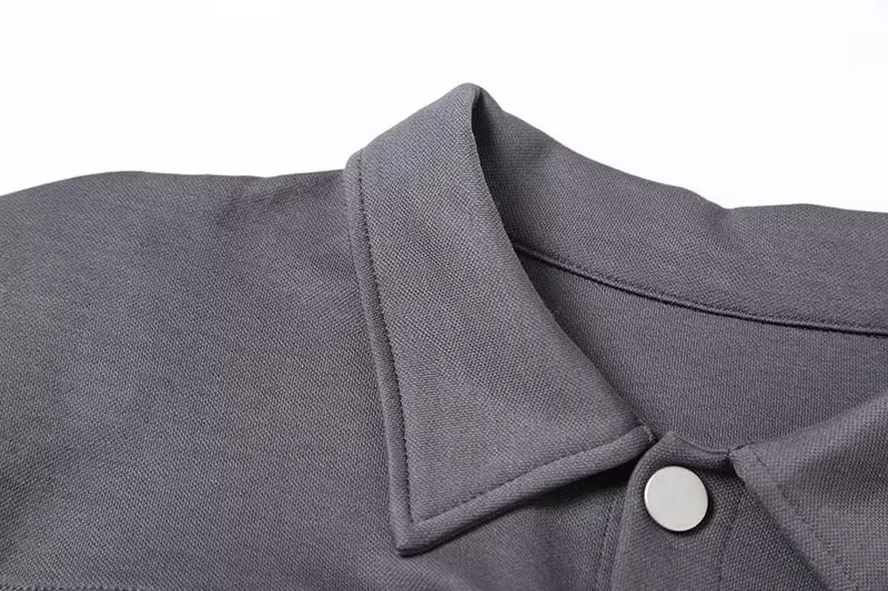 POLO Neck Short Sleeved Dress