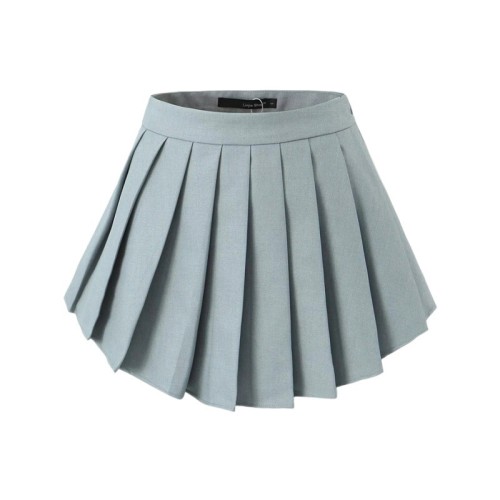 High Waisted Pleated Skirt