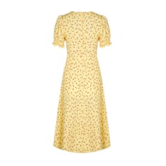Vintage Square Neck Dress