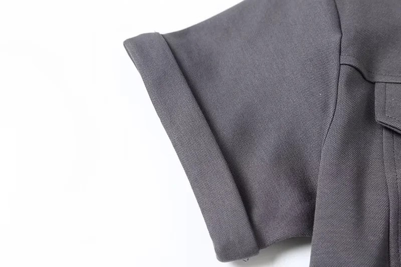 POLO Neck Short Sleeved Dress