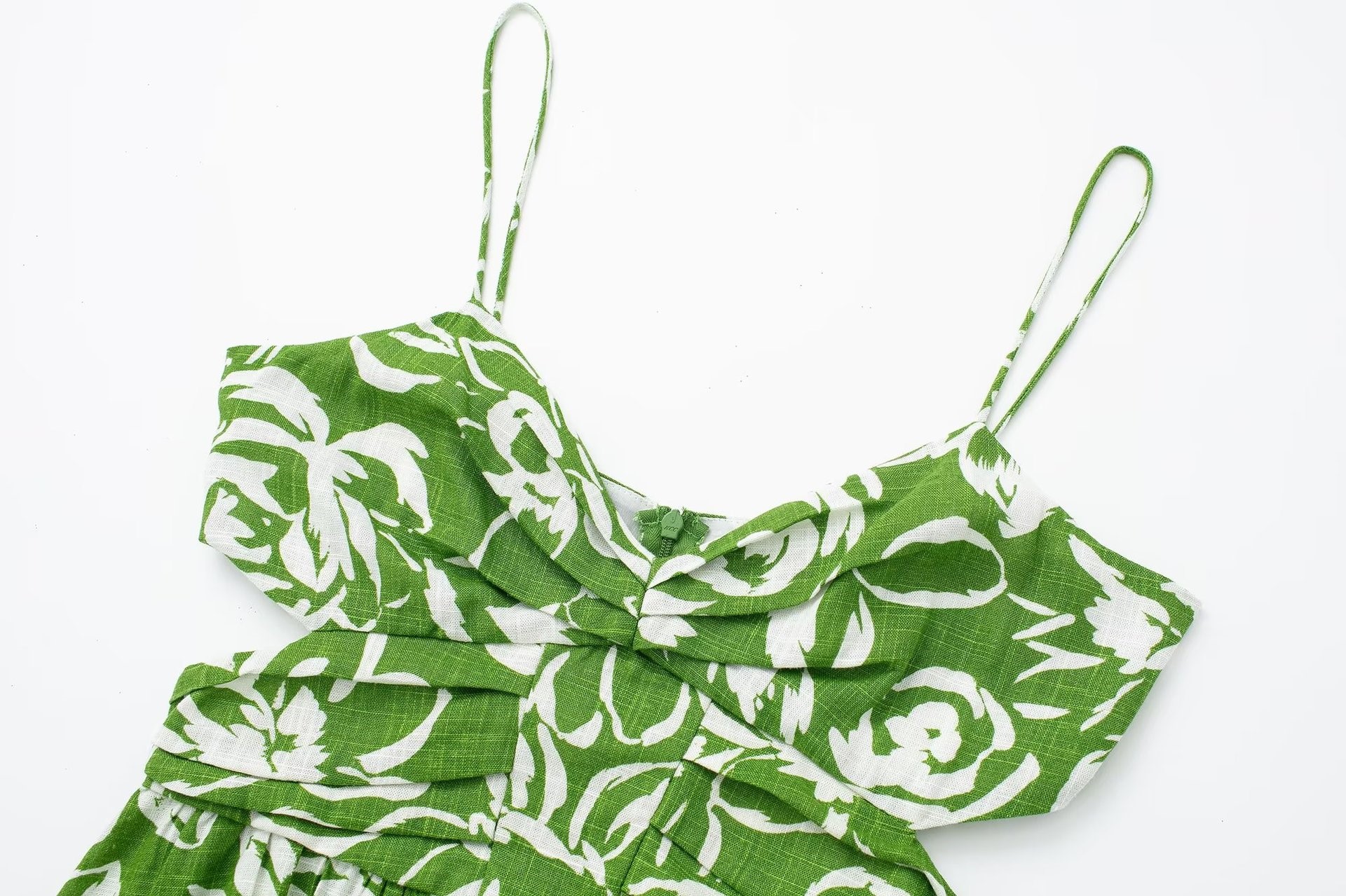 Printed Midi Strap Dress